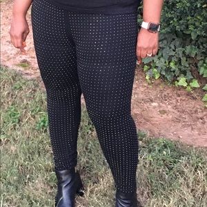 Rhinestone Leggings